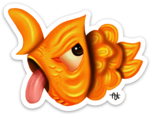 “Sassy Fish” - Sticker